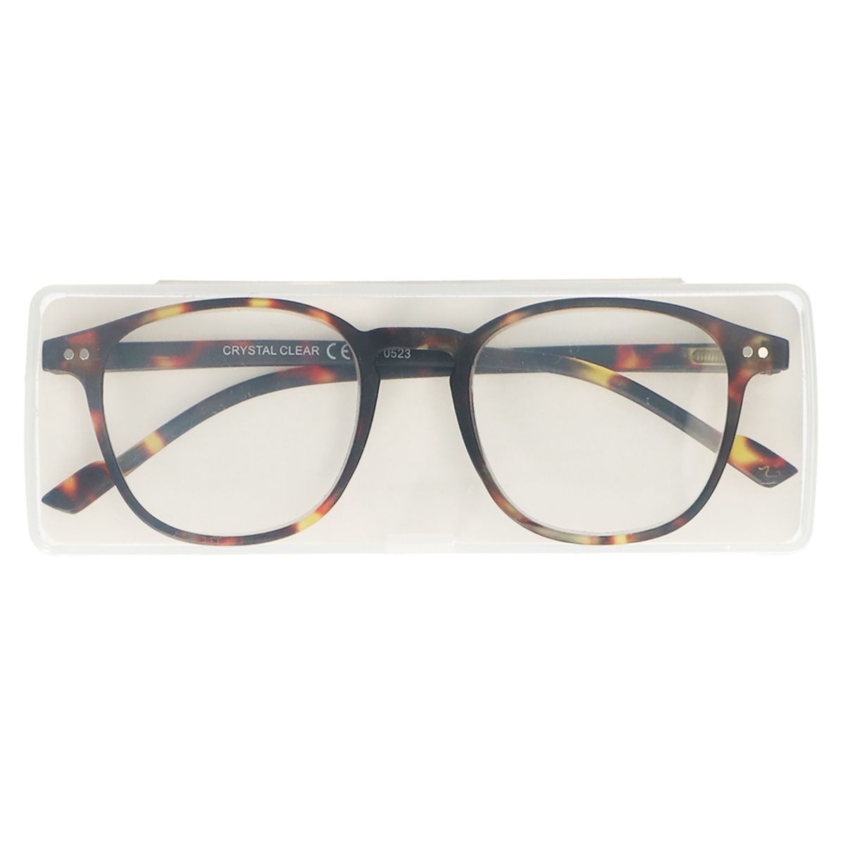 Spectrum leesbril ultra flat in case havana 2.50