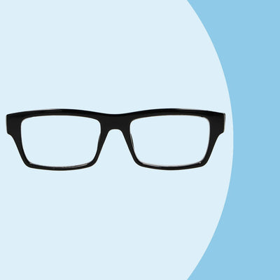 Spectrum Reading Glasses Black 2.00 Rectangular