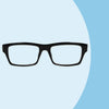 Spectrum Spectrum Reading Glasses Black 2.50 Rectangular