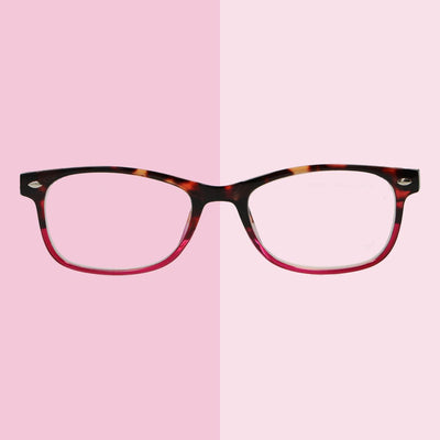 Spectrum Spectrum Reading Glasses Flame Pink Rectangular 1.00