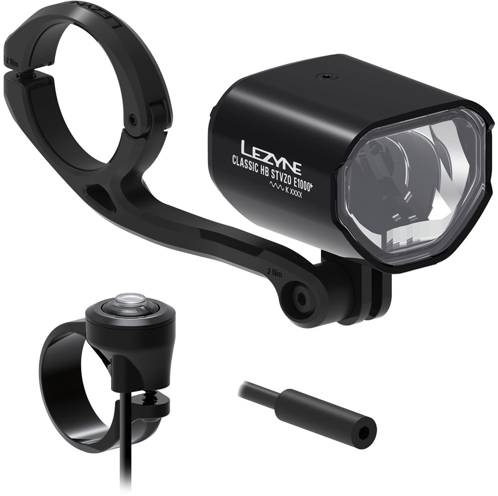 Luz delantera Lezyne e-bike classic hb svzo e1000+