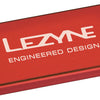 Lezyne kit de reparación metal (6 parches) rojo