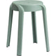 Taburete de diseño apilable verde claro