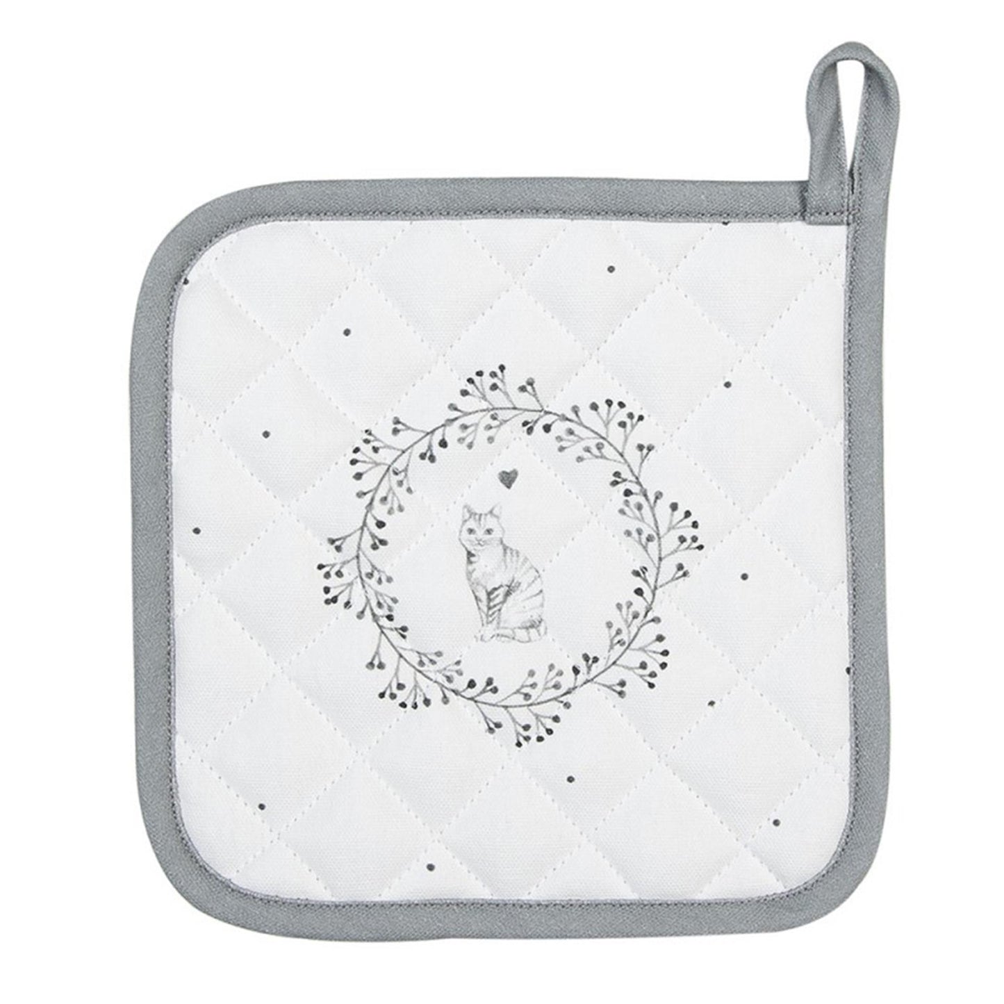 Clayre eef agarradera gato 20x20cm