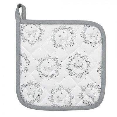 Clayre eef macetero perro 20x20cm