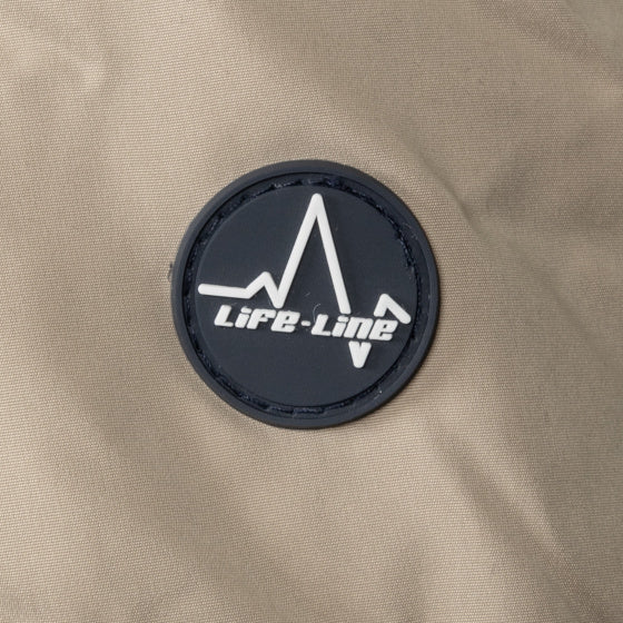 Línea de vida howitt falso por parka damas beige tamaño 3xl