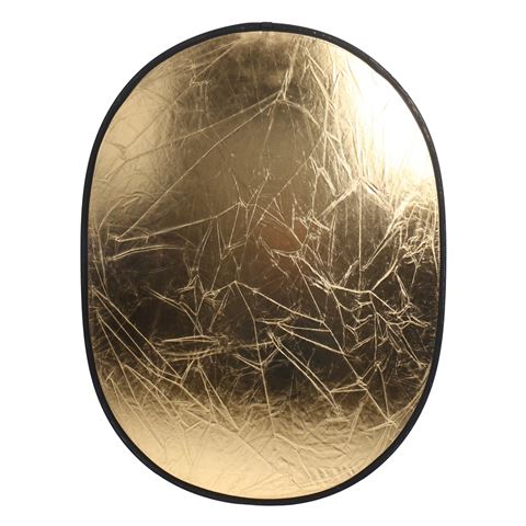 Schermata di riflessione Linkstar 2 in 1 R-90120GS in argento oro 90x120 cm