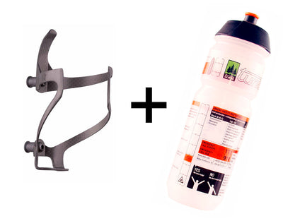 Portabidón Tune linksträger carbono + bidón 750ml