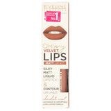 Eveline Eveline ¡Oh! Mis labios Silky Matt Liquid Lip Lip Kit No. 14 Trufa de Choco - afbeelding 1