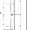 Lips spg-2420 groepssluitplaat voor metalen kozijnen | rechthoekig | rvs. | 265 x 28 mm - 7170014