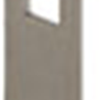 Lips spt2477r sluitplaat voor schuifdeursloten | rechthoekig | rvs. | 112 x 25 mm - 7170389