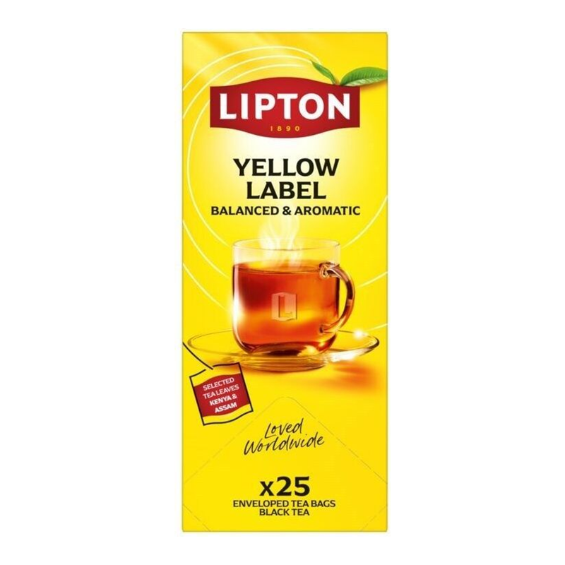 Lipton sensación buena selección té etiqueta amarilla (6x25 piezas)
