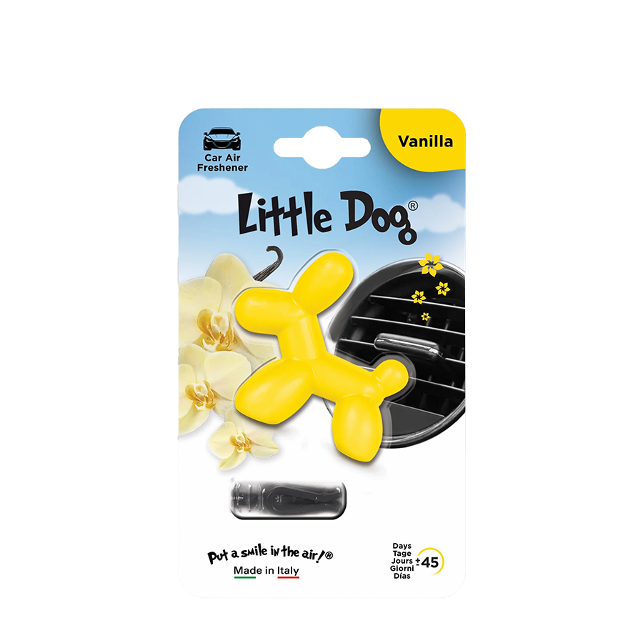 Ambientador de coche perrito vainilla