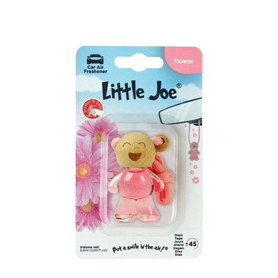 Ambientador de coche little joe botella cristal flor