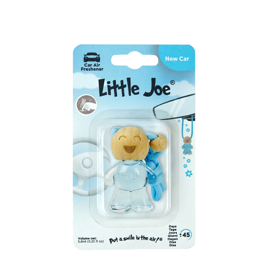 Little Joe bottiglia di vetro per deodorante per auto, auto nuova