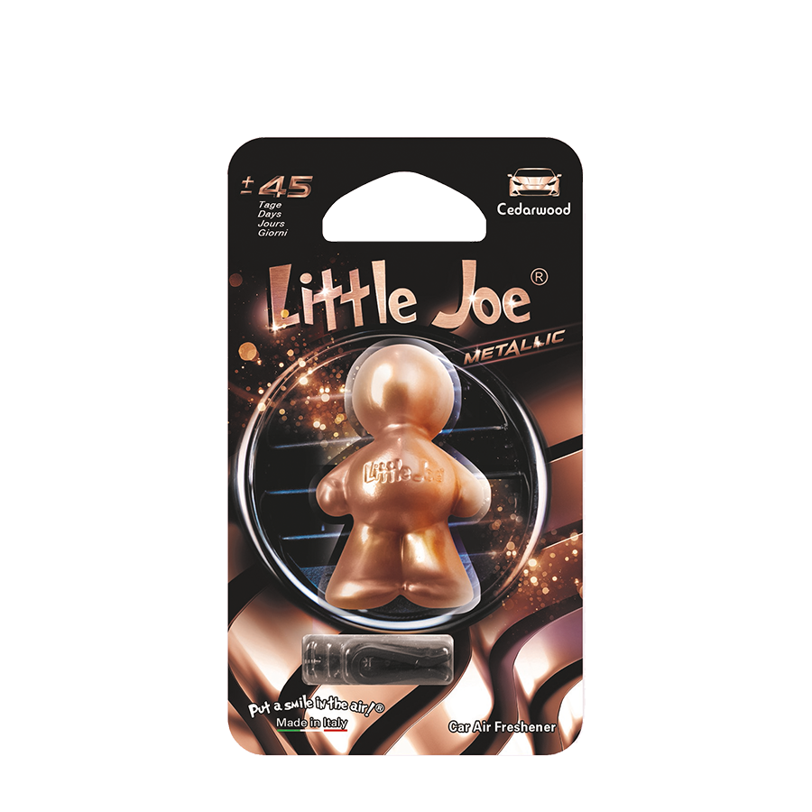 Little Joe deodorante per auto in legno di cedro metallizzato