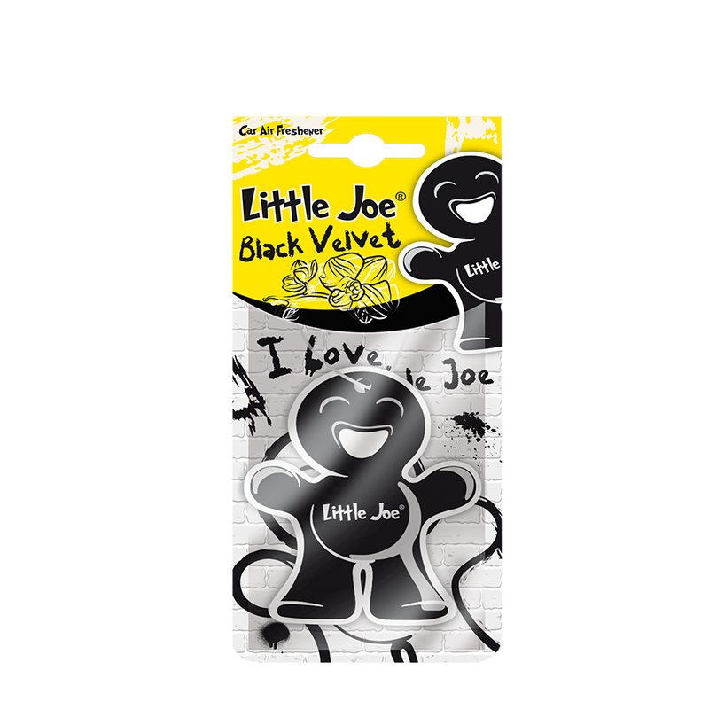 Little Joe deodorante per auto in carta di velluto nero