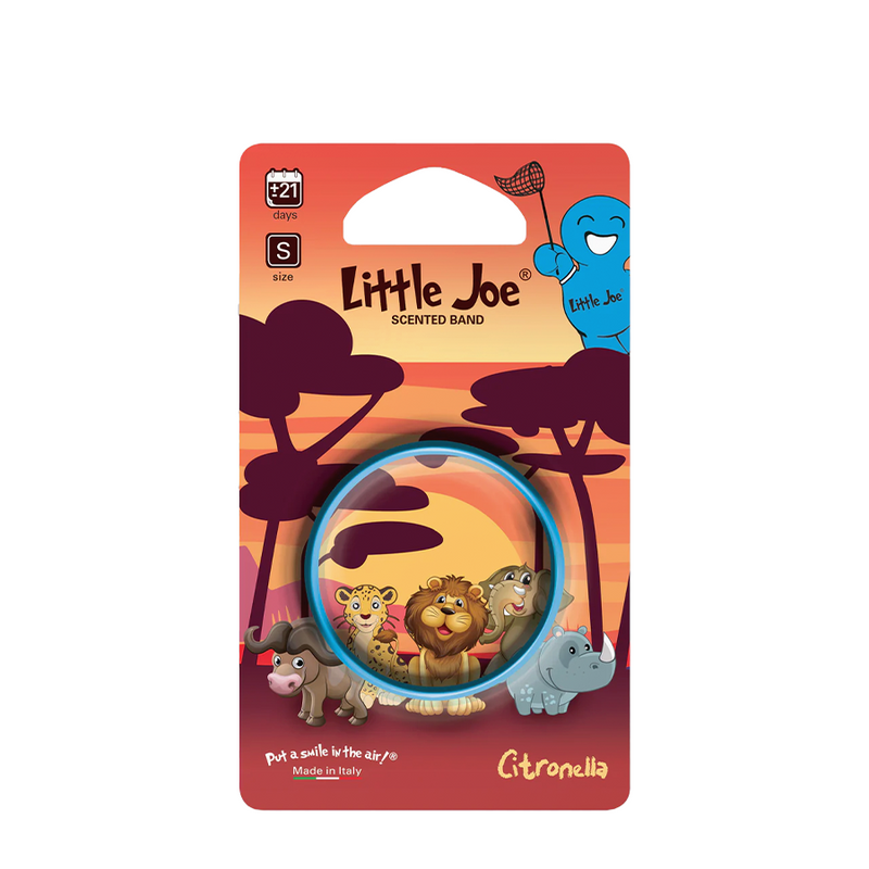 Little Joe fascia profumata alla citronella piccola blu