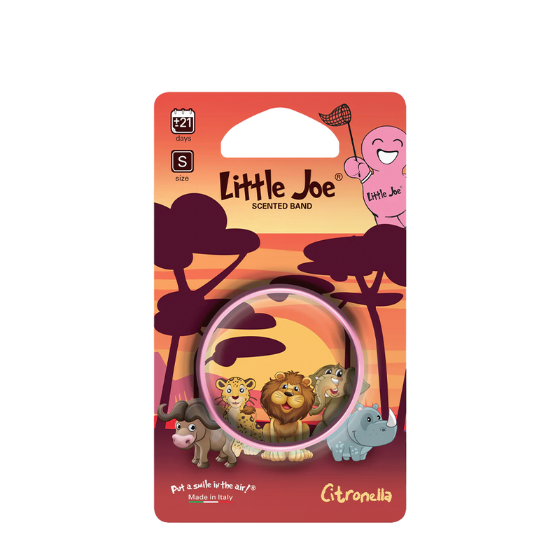 Little Joe fascia profumata alla citronella rosa piccola