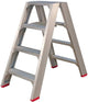 Piccola scala industriale jumbo superpro - 2x4 gradini con staffa - 4741000204