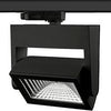 Foco LED para carril Lival trifásico 33w 3000k negro 90x70° lival nanna grande - 5050625