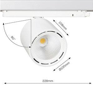 Lival Faretto LED da binario trifase 34w 3000k bianco 50gr lival caffetteria - 5050611