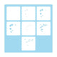 Nellie's choice • layered combistencil set flower corner-1 7stuks