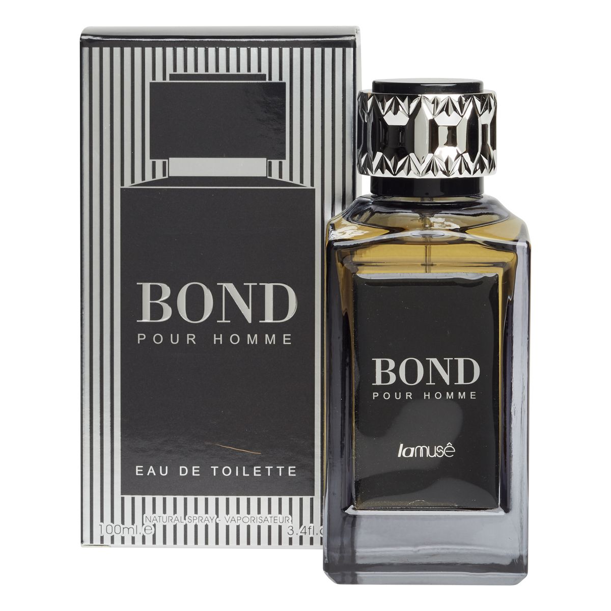 Lamusê lamuse eau de toilette spray maschi bond pour homme 100ml