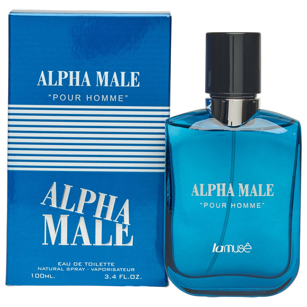 Lamusê lamuse eau de toilette spray uomini alfa maschio pour homme 100ml