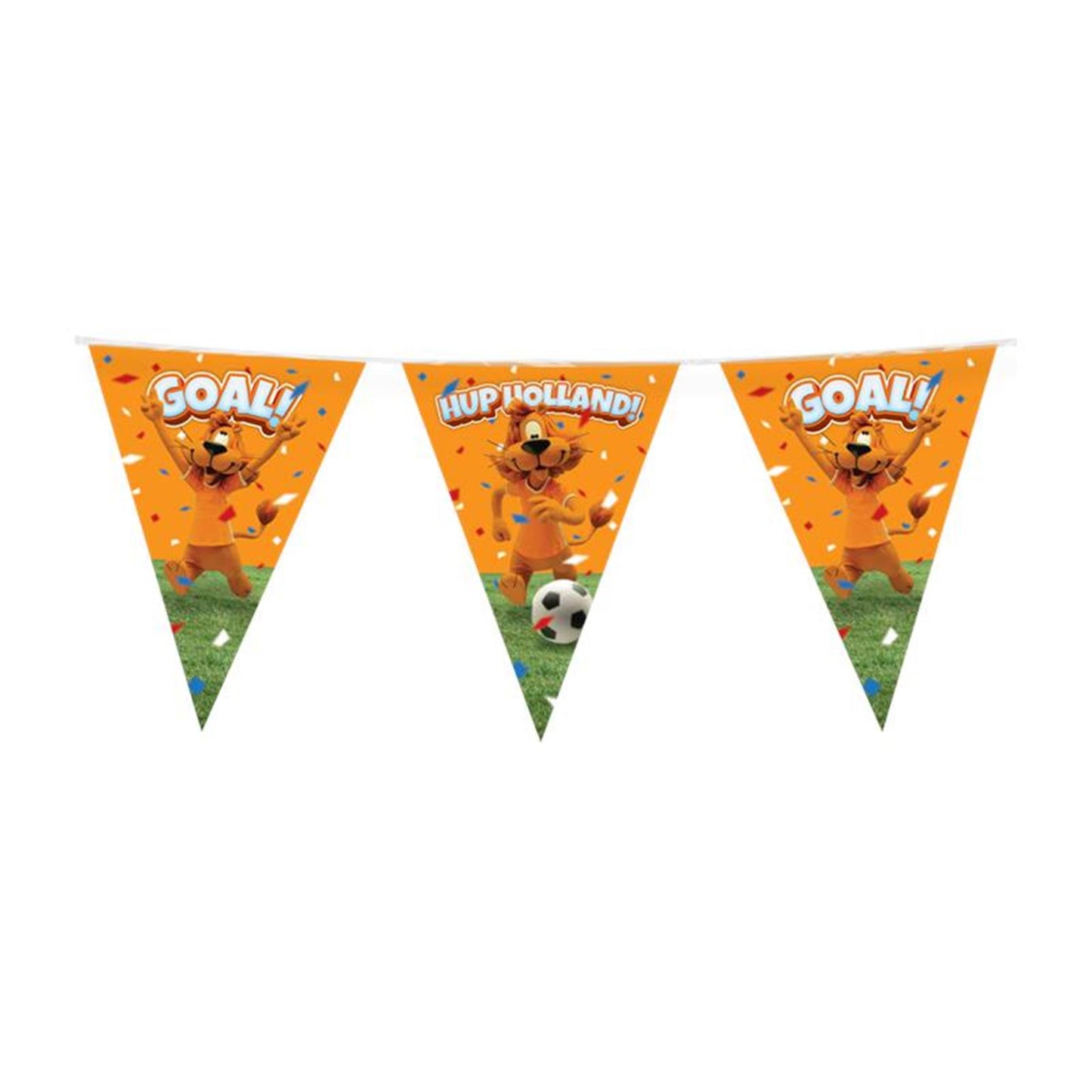 Paperdreams loeki - banderín de fiesta naranja