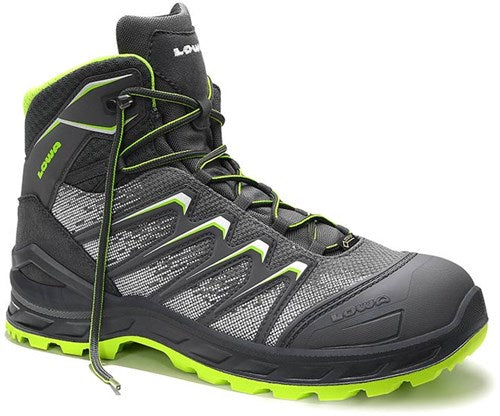 Lowa veiligheidsschoenen lowa werkschoen larrox work gtx mid 5464 s3 | grijs | maat 48 - 00.159.006.48