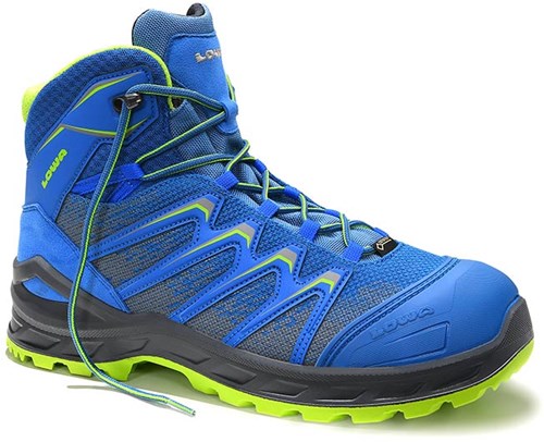 Lowa veiligheidsschoenen lowa werkschoen larrox work gtx mid 5466 s3 | blauw | maat 44 - 00.159.004.44