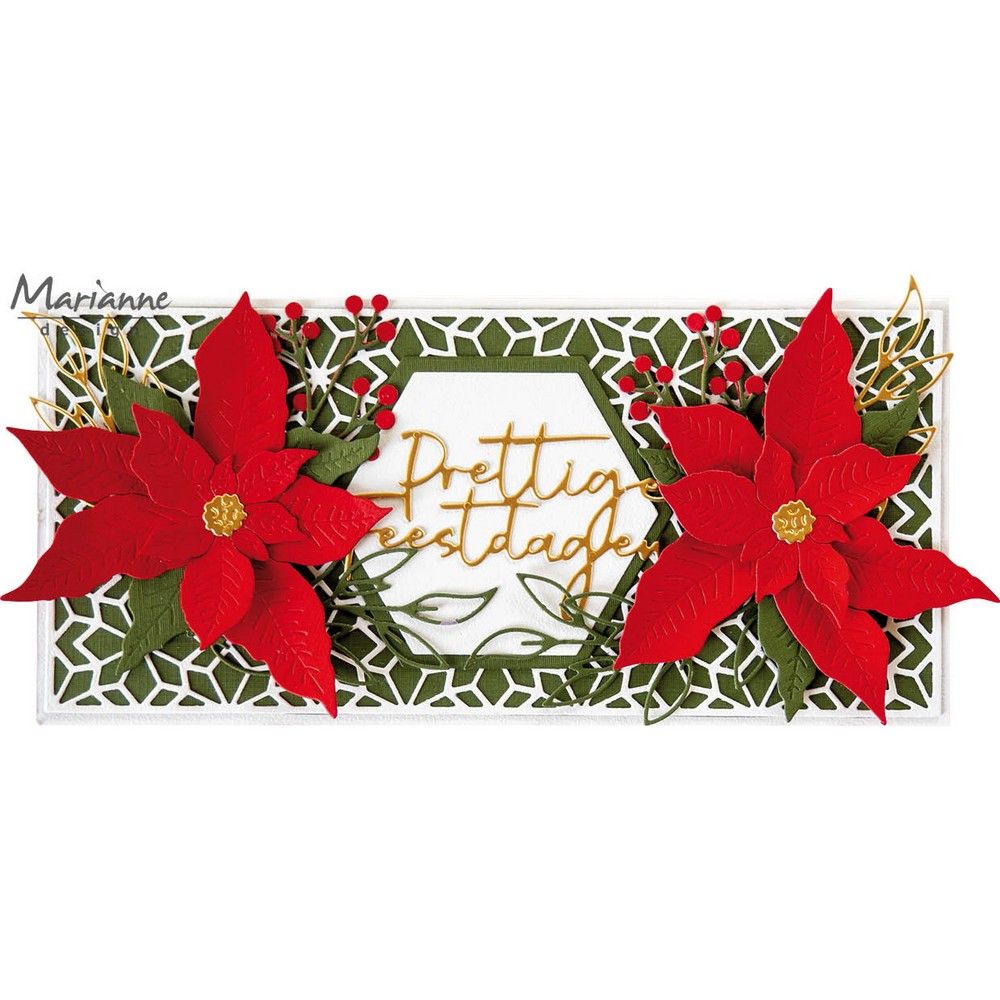 Marianne design • creatable tiny's poinsettia