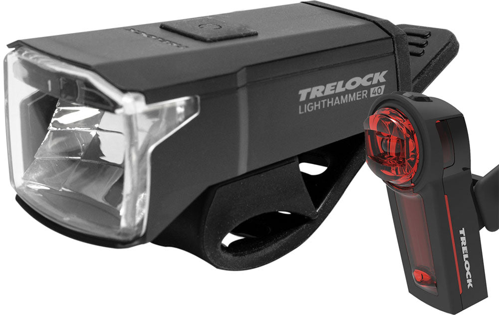 Set illuminazione Trelock ls 440 + ls 740 usb - nero