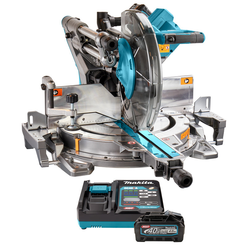 Makita ls003gm102 | 40v máximo | sierra tronzadora radial | 305 mm | Batería de 4,0 ah (1 ud.) | cargador rápido | en caja | con transmisor aws ls003gm102