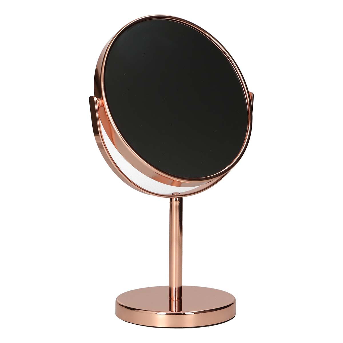 Specchio JVDL a piedi rosé oro 30,5 cm 7x ingrandimento
