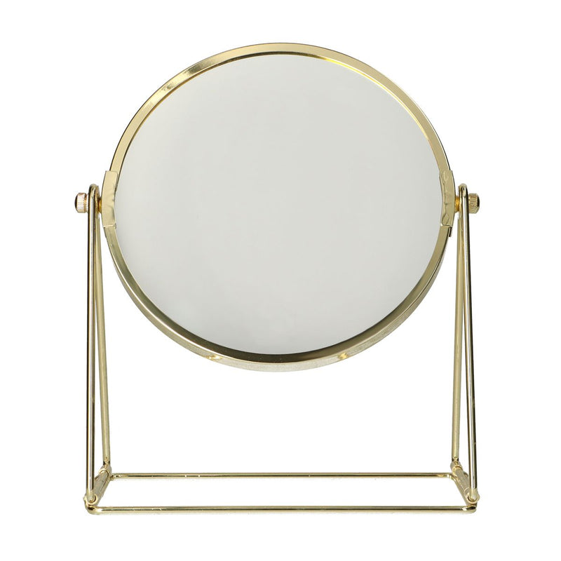 JVDL Spiegel su telaio oro oro 22 cm 3x
