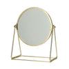 Lsp spiegels spiegel op frame voet goud 22cm 3x vergrotend