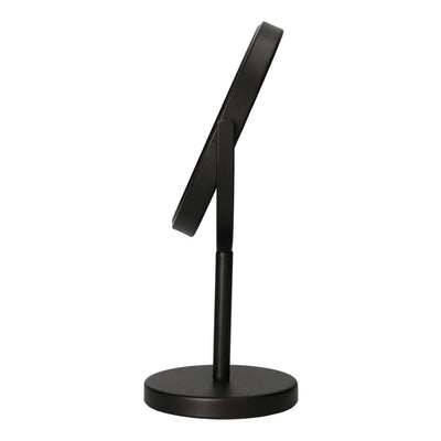 Lsp spiegels spiegel op voet mat zwart 30,5cm 5x vergrotend