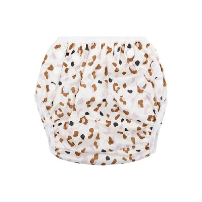 Leopard | kaki wasbare zwemluier