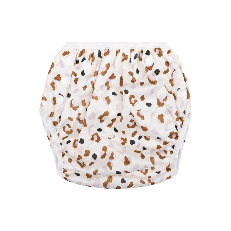 Leopard | kaki wasbare zwemluier