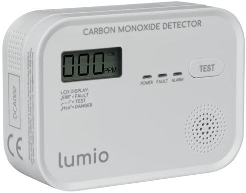 Enzo lumio7900605 koolmonoxidemelder | batterij lcd | lumio - 7900605