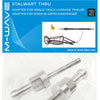 Adaptador pasante M-wave stalwart para eje pasante