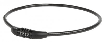 Combinación de número de bloqueo de cable 600 x 8 mm negro