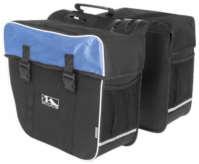 Borsa per biciclette a doppia bicicletta M-wave Amsterdam 30l blu