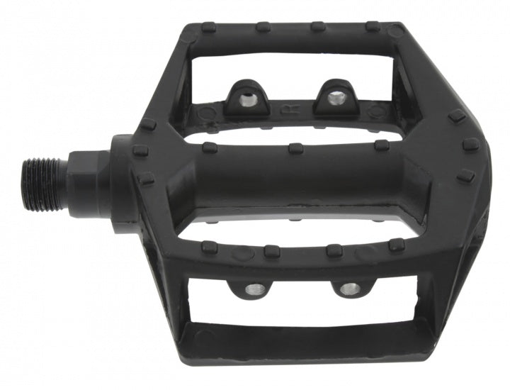 Pedale della piattaforma m-wave 9 da 16 pollici neri per set
