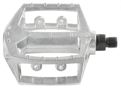 Pedal de plataforma M-onda OEM 1 2 pulgadas de plata por set