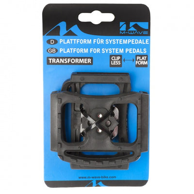 Plataforma M-Wave para SPD Haga clic en pedales negros por par
