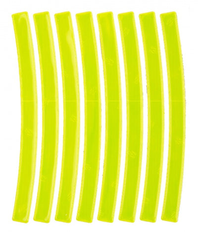 Adesivi riflettenti m-wave bianchi + giallo 16 pezzi