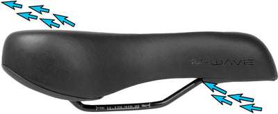 M-Wave Tour II Saddle Unisex Black